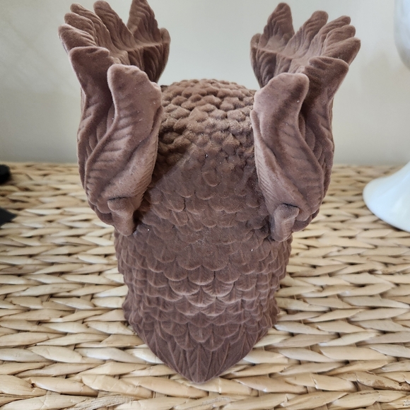 New Bath & Body Works Owl 3 Wick Candle Holder Decor Gift HTF - Picture 3 of 7